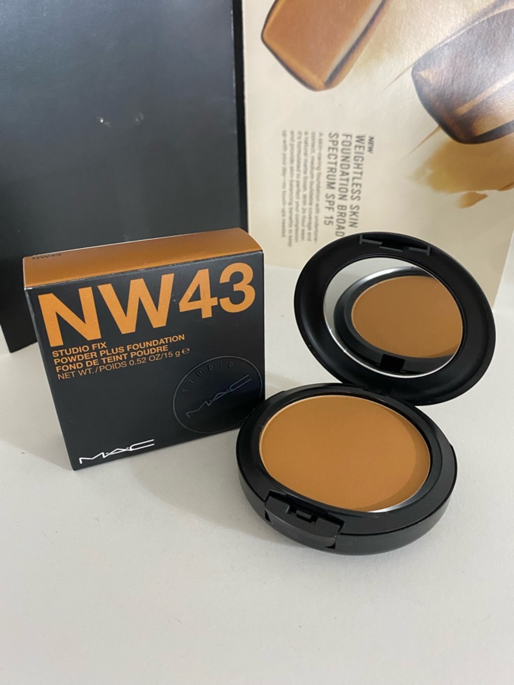 NW43 ~ MAC Studio Fix Powder Plus Foundation, 0.52 OZ, Original / Old Formula